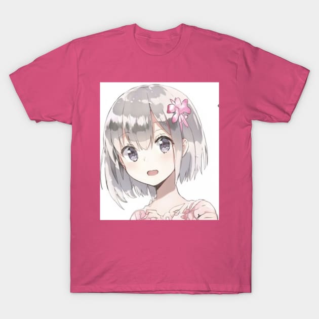 Anime Girl - Rosemary T-Shirt by EcruCloud